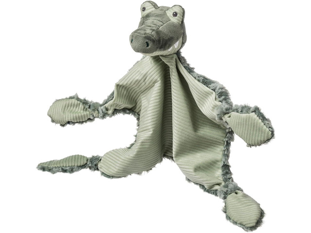 Mary Meyer Stuffed Animal Lovey Security Blanket, 13 x 9', Afrique Alligator