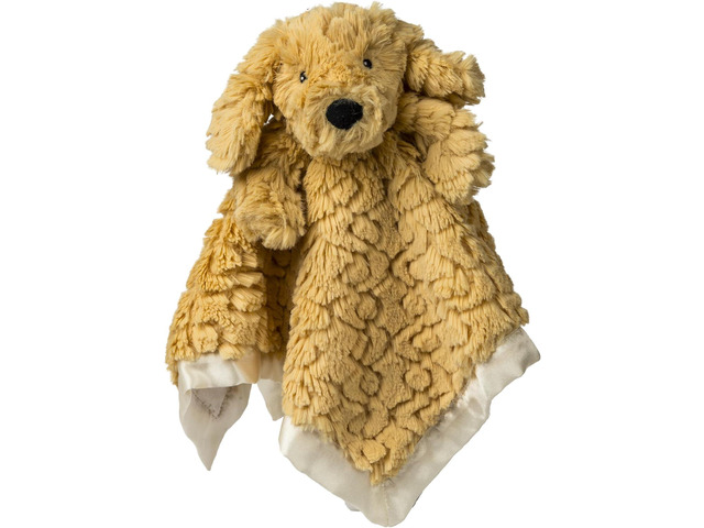 Mary Meyer Putty Nursery Character Blanket, 13 x 13-Inches, Golden Puppy