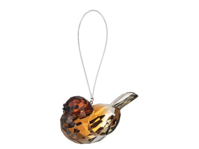 Ganz Crystal Expressions Acrylic Sparrow Bird Ornament 1 1/2' x 3 1/4' x 1 1/2'