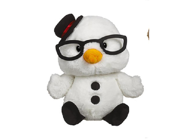 Ganz Baby Plush Stuffed Animal 11 inches Spectimals, Snowman with Glasses