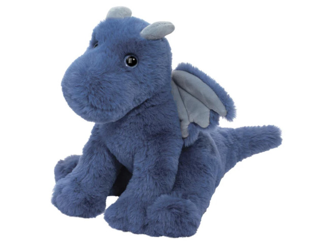 Douglas Cuddle Toys Indie Blue Dragon Soft Plush Stuffed Animal, 9'