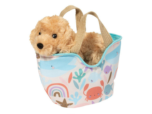 Douglas Under the Sea Sassy Sak w Golden Retriever Plush Stuffed Animal Toy, 7'