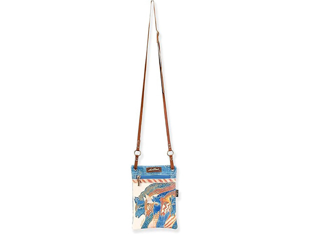 Laurel Burch Sky Mares Small Crossbody Shoulder Bag Purse, 7' x 9'