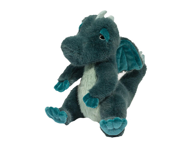 Douglas Toys Junior Dark Teal Dragon Plush Stuffed Animal, 8'
