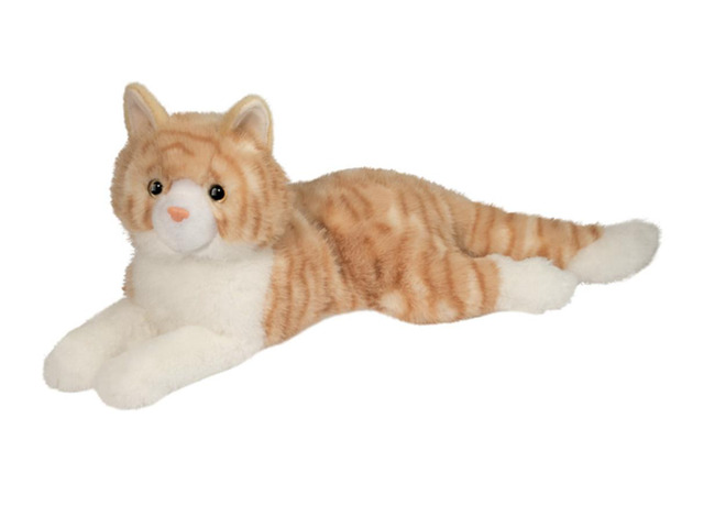 Douglas Plush Mango Orange Cat Stuffed Animal, 19'