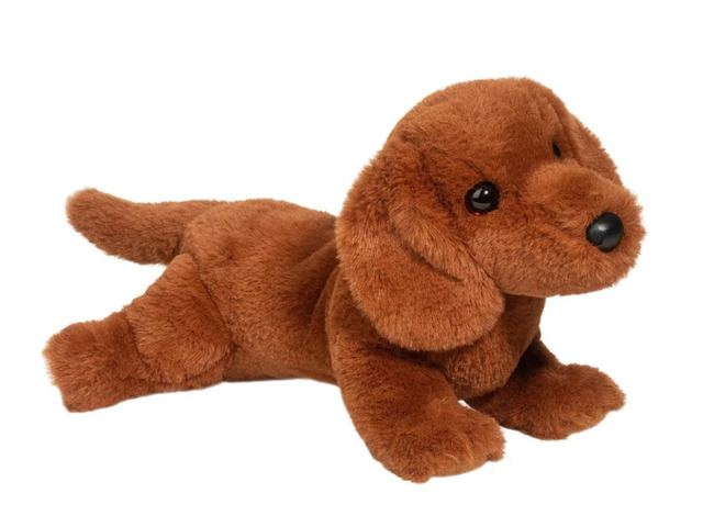 Douglas Delanie Soft Dachshund Plush Stuffed Animal, 12' Long