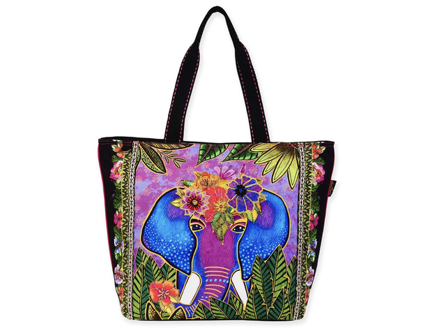 Sun'N'Sand Alijah Elephant Large Tote, Multicolor, 19'' x 6'' x 15''