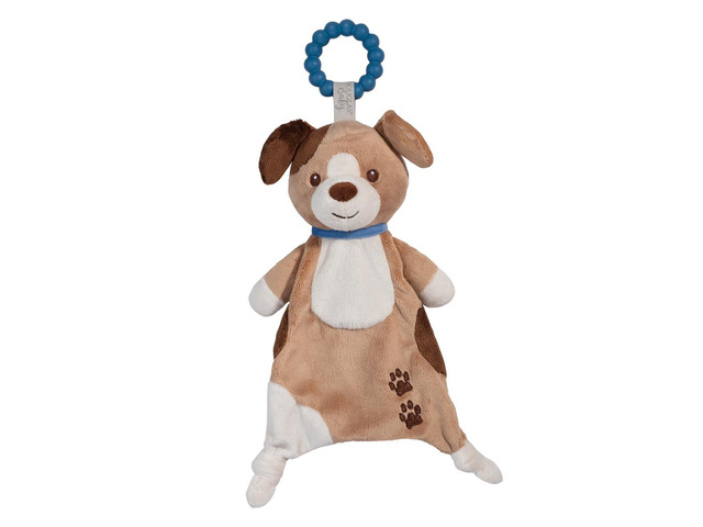 Douglas Zeke Puppy Teether Plush Stuffed Animal Toy, 10'