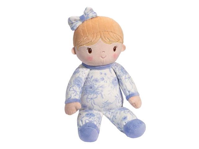 Douglas Toys June PJ Purple Soft Girl Doll Plush Stuffed, 9.5 inch