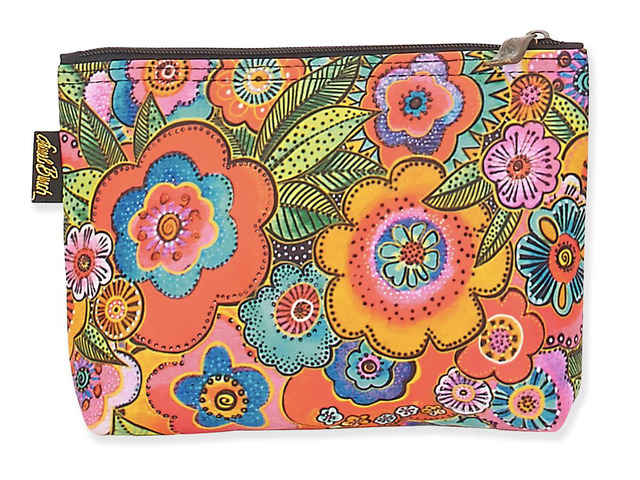 Sun N Sand Laurel Burch Blooming Floral Wristlet, 8' x 1' x 5.5'