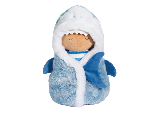 Douglas Baby Shark Hug Soft Doll Plush Stuffed, 11 inch