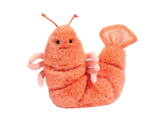 Douglas Toys Salty Shrimp Plush Stuffed Animal, 5.5 inches