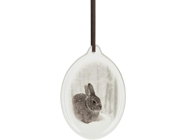Ganz Rabbit Animal Hanging Christmas/Everyday Ornament, 5' Dolomite