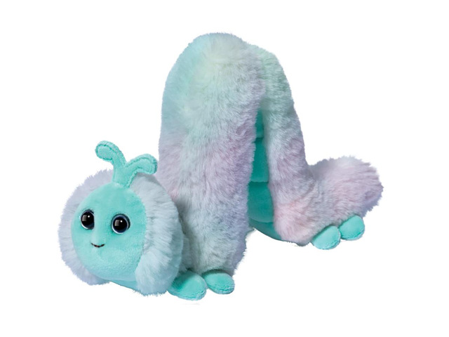 Douglas Toys Groovy Tie Dye Inchworm Plush Stuffed Animal Toy, 8'