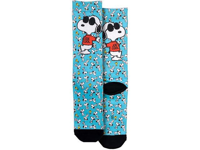 Spoontiques Peanuts Joe Cool Crew Socks - SHOE SIZE (5-10 Men) (7-12 women)