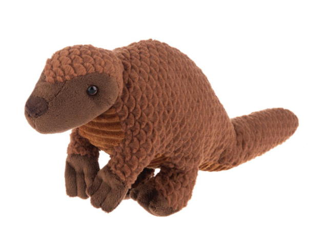 Hands on Ganz Tan Spike Pangolin Plush Stuffed Animal Toy, 18'long