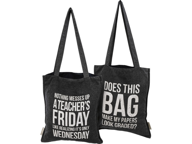 Primitives by Kathy Tote - Realizing It's Only Wednesday Teacher Bag