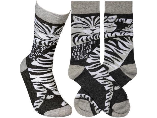 Primitives by Kathy Socks - These Are My Cat Cuddling Socks