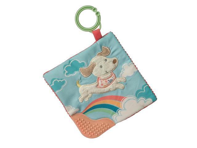 Mary Meyer Crinkle Teether Toy with Squeaker, 6 x 6-In, Tan Dancing Dachshund