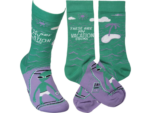 Primitives by Kathy Socks - These Are My Vacation Socks