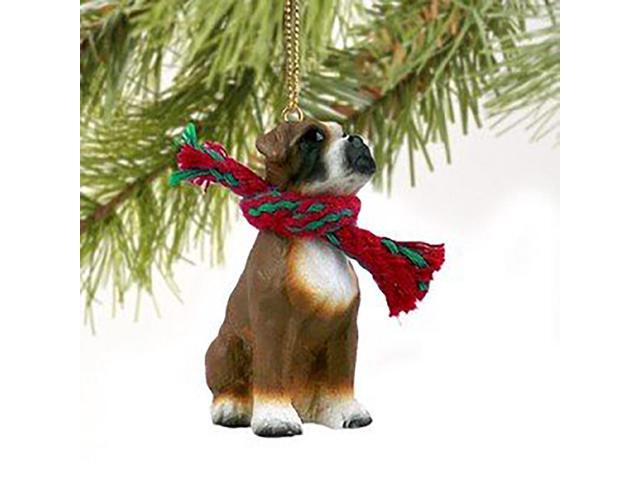 Conversation Concepts Boxer Fawn W/Uncropped Ears Original Ornament