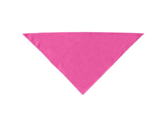 Mirage Pet Products Plain Bandana, Small, Bright Pink