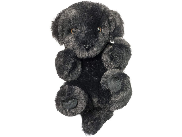 Douglas Plush Stuffed Animal Black Lab Lil Handful, 6'