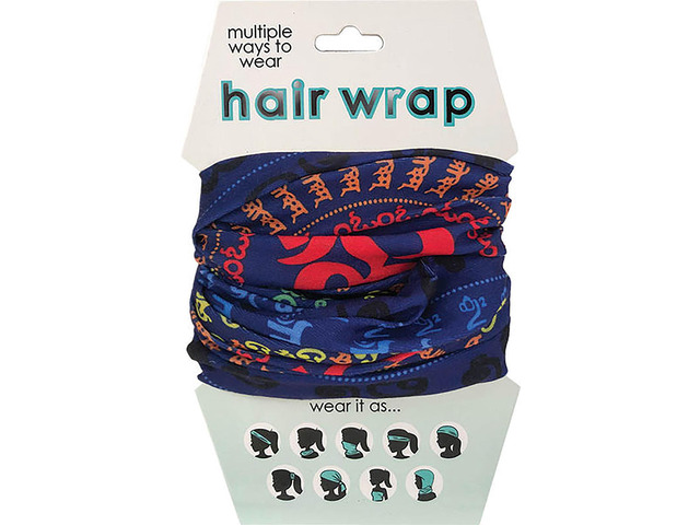 Spoontiques Yoga Symbols Hair and Face Wrap