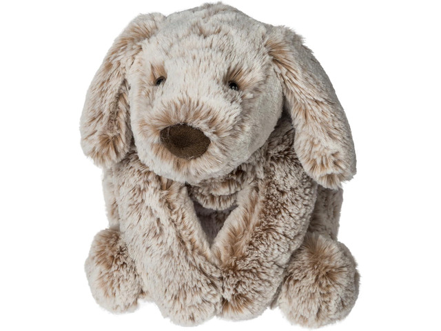 Mary Meyer Stuffed Animal Plush Soft Toy, 10-Inches, Luxey Loves Brown Puppy