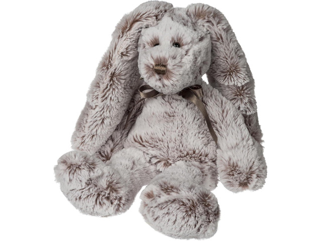 Mary Meyer Stuffed Animal Plush Soft Toy, 10-Inches, Luxey Loves Brown Bunny