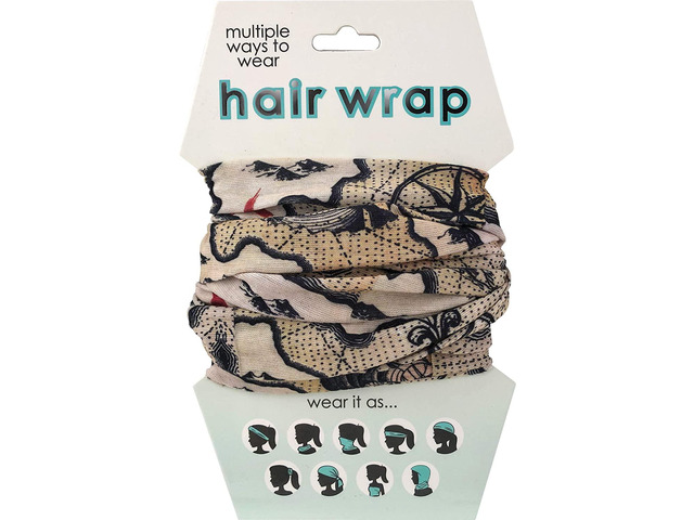 Spoontiques Pirate Treasure Map Hair and Face Wrap