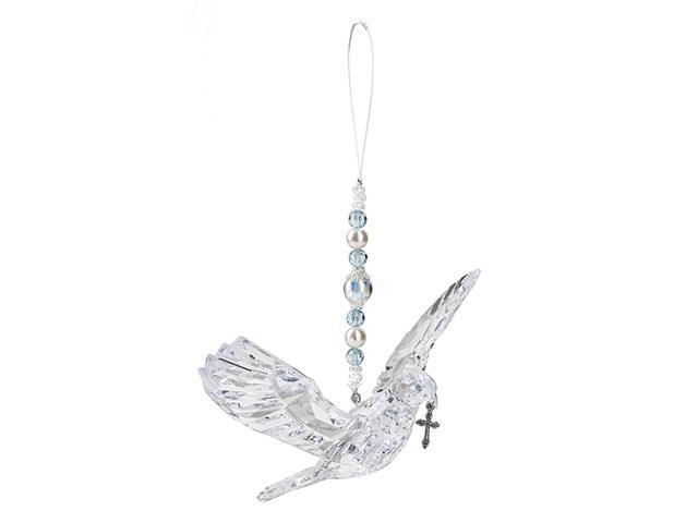 Ganz Crystal Expressions Hanging Dove with Cross, 7' W. x 5' L