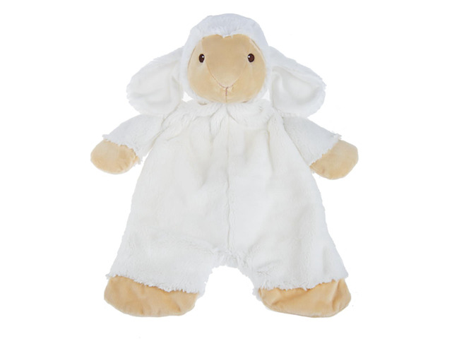 Baby Ganz Flat-A-Pat Downy Lamb Baby Blanket - 18'