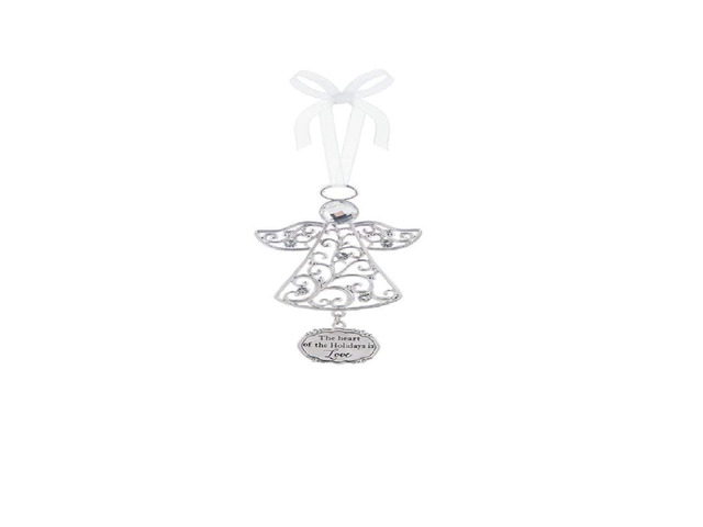 Ganz Hanging Ornament - The heart of the Holiday is Love