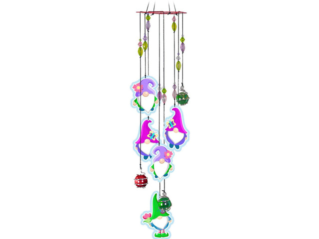Spoontiques Decorative Chimes for Yard and Garden, Gnome Wind Chime,11878