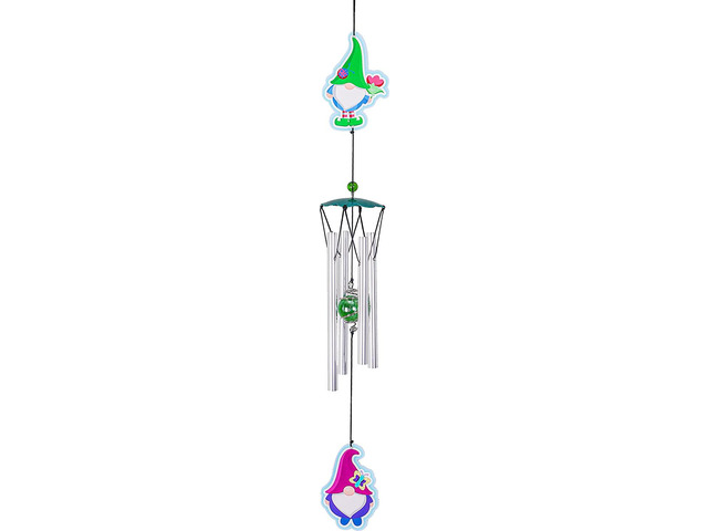 Spoontiques Decorative Chimes for Yard and Garden, Gnome Wind Chime, 13500