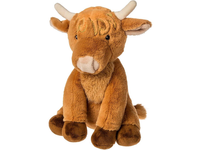 Mary Meyer Stuffed Animal Huggable Plush Soft Toy, 10-Inches, Hetty Highland Cow