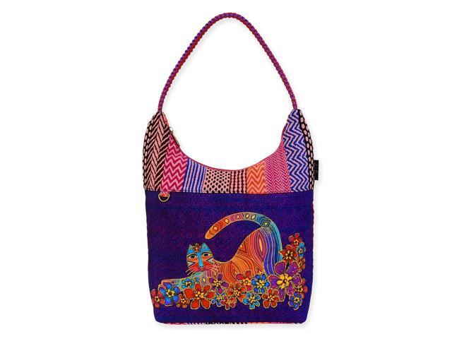Sun'N'Sand Laurel Burch Catnificent Medium Scoop Tote Bag, 13.75 x 3.5 x 12''