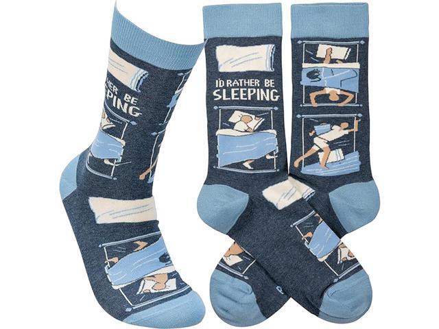 Primitives by Kathy - I'd Rather Be Sleeping Unisex Socks, One Size