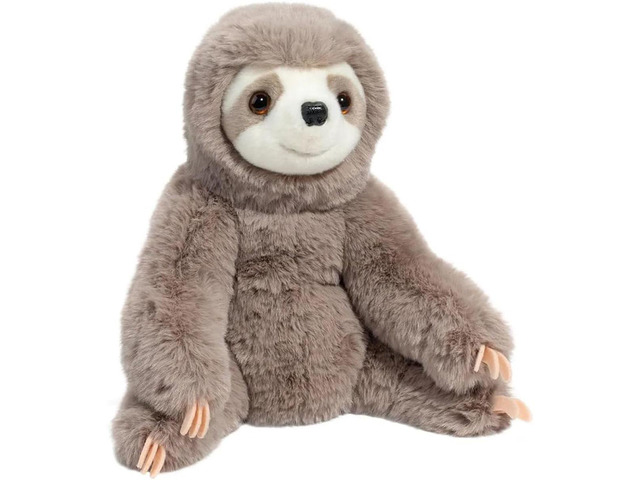 Douglas Super Lizzie Soft Sloth Plush Stuffed Animal Toy - 12 Inches