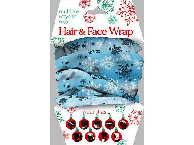 Spoontiques Winter Snowflakes Hair and Face Wrap