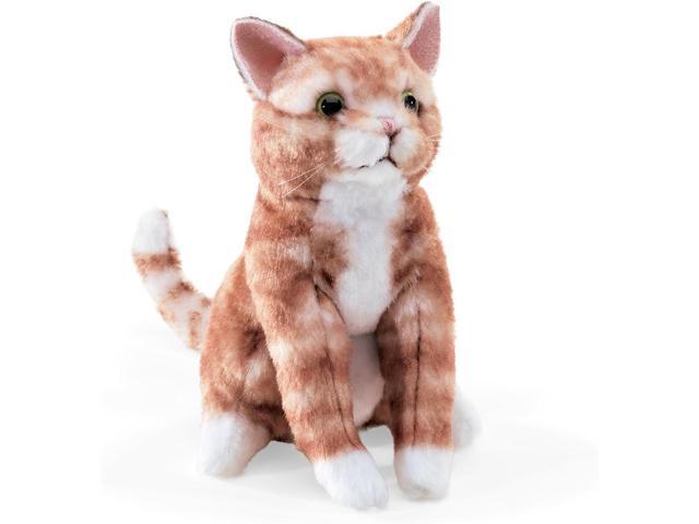 Folkmanis Mini Orange Tabby Cat Finger Puppet