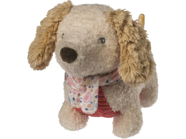 Mary Meyer Stuffed Animal Huggable Plush Soft Toy, 10-In, Tan Dancing Dachshund