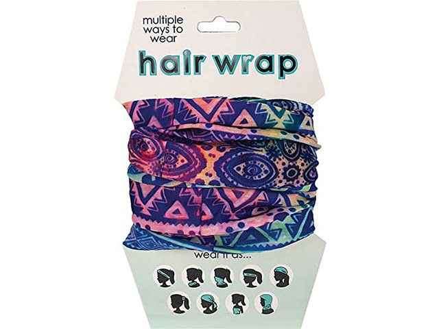 Spoontiques Pastel Tribal Hair and Face Wrap