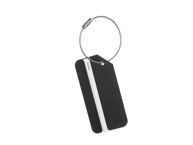 Ganz Steel Style - Luggage/Briefcase Tags- Black