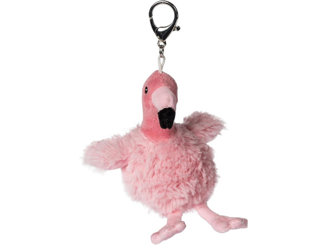 Mary Meyer Plush Stuffed Animal Backpack, Purse, Bag Charm, Flamingo, 5'