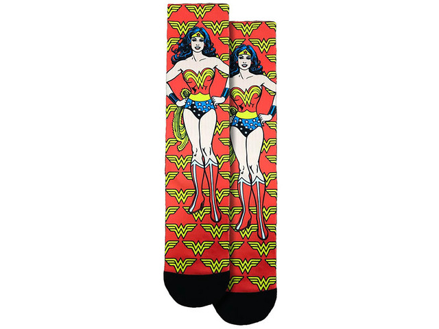 Spoontiques Wonder Woman Crew Socks - SHOE SIZE (5-10 Men) (7-12 women)