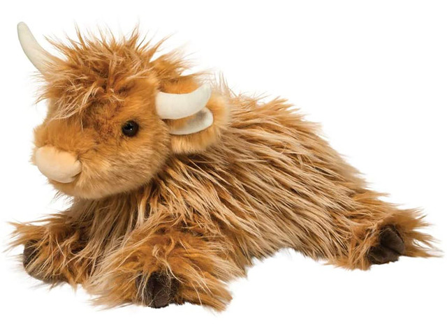 Douglas Toys Wallace Scottish Highland Cow, 15'