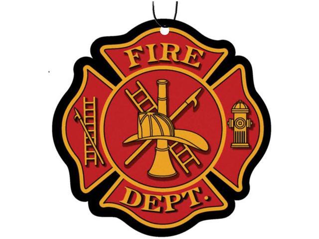 Spoontiques Firefighter Maltese Cross Air Freshener (3-Pack)