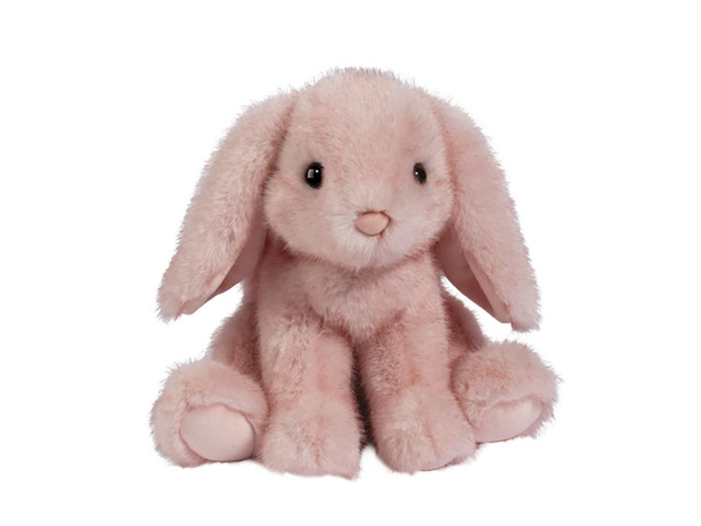 Douglas Toys Kenzie Pink Tipped Bunny Stuffed Animal Toy, 8'